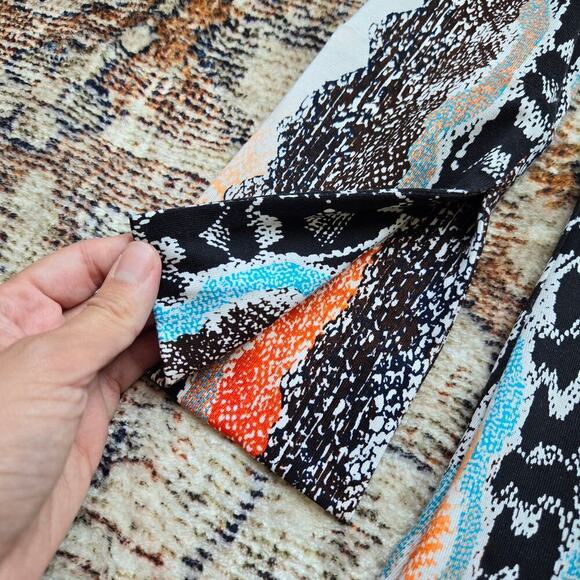 Diane Von Furstenberg Reina Oasis Snake Print Dress - Picture 2 of 12